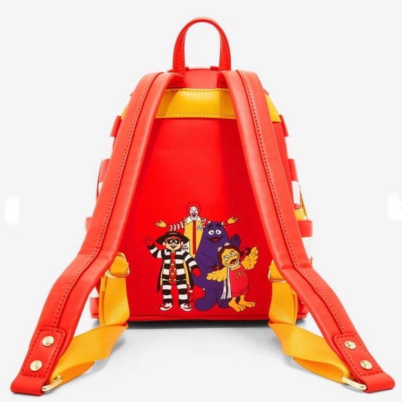 NWT Loungefly McDonald’s Ronald McDonald Outfit Mini Backpack - Picture 3 of 4